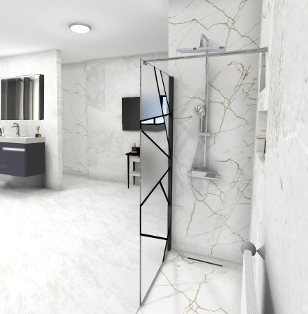 Ограждение PICK T90B душевое Ceruttispa без поддона (90x190)