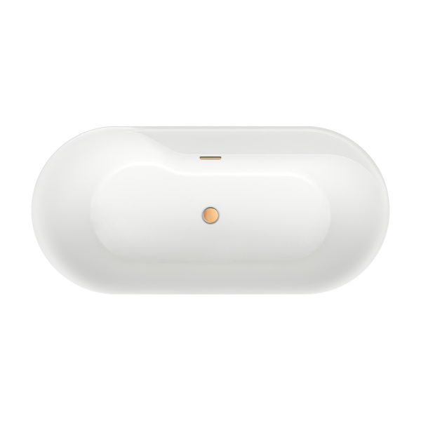 Акриловая ванна в наборе 4 в 1: отдельностоящая ванна, ножки, экран, слив-перелив Wellsee Vanille Joie 236501004