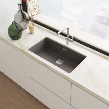 Кухонная мойка FRANKE 125.0741.509 из материала Fragranite MRG 110-72, грифельный серый (стоп-вентиль в комплекте)