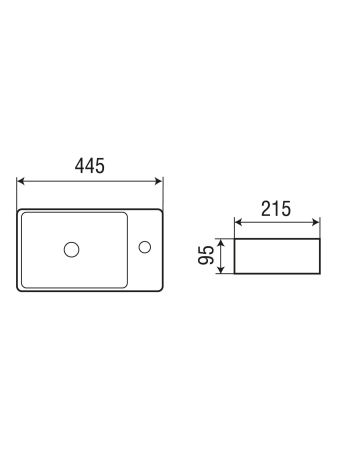 Раковина подвесная WeltWasser WW SK AISBACH 5112