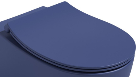 Сиденье для унитаза ISVEA Sentimenti Neo с крышкой с микролифтом синий матовый 40D80544I-S