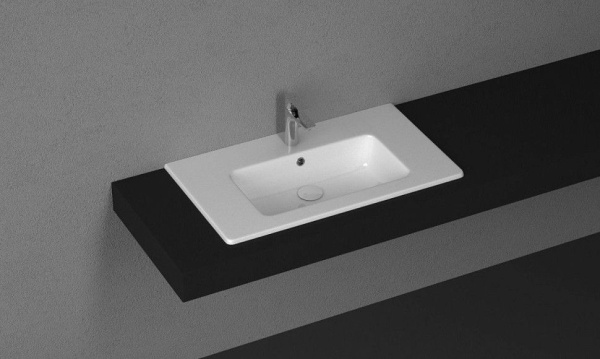 Раковина ISVEA SistemaT накладная 810*465*140 1 цвет белый матовый 10SL51081SV-2L