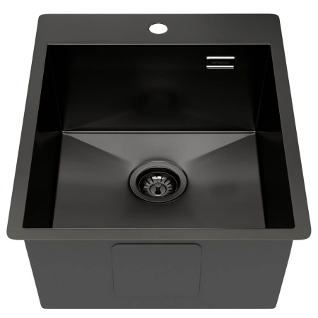 Кухонная мойка Reflexion Iseo RX2240BL оружейная сталь