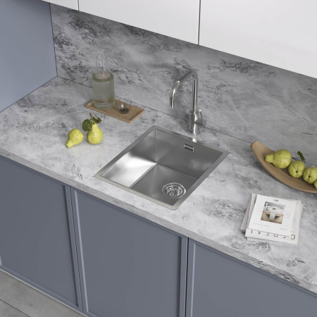 Кухонная мойка Reflexion Como RX2038SS полированная сталь