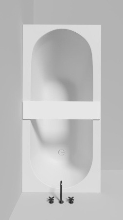 Полка для встраиваемой ванны Salini GABBIANO IN 780/2, белый, 1906206M