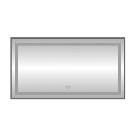 Зеркало с подсветкой LED Fixsen FX-2100F прямоугольное 100х80 см, графит