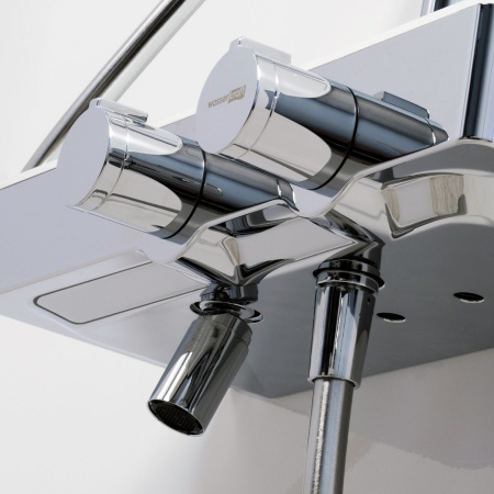 Душевой комплект с термостатическим смесителем WasserKRAFT  BK11301CH