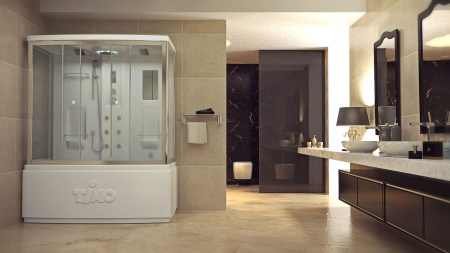 Душевая кабина Timo Lux T-7770 NEW  170*88*220, турецкая баня хамам