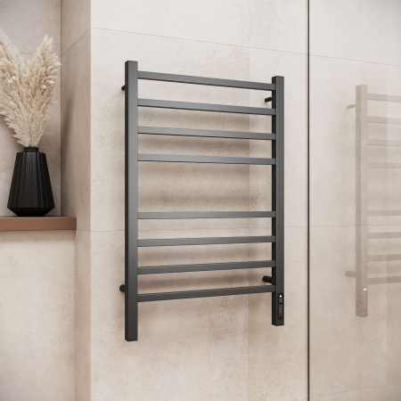 Ватикан П8 500х800 электро КС ГРАФИТ ( new встроен диммер) Полотенцесушитель TERMINUS