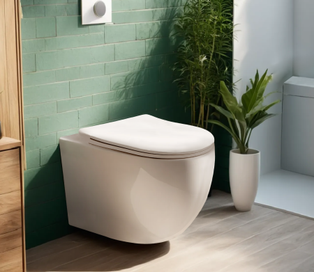 Унитаз ORLTER Aria PP подвесной безободковый Ceruttispa CT10571 (490х360х370)