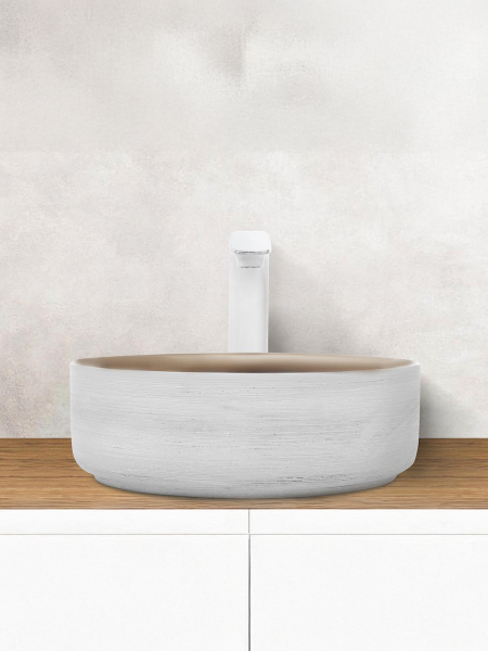 Раковина накладная WeltWasser WW SK ELBACH 3134 LSWG