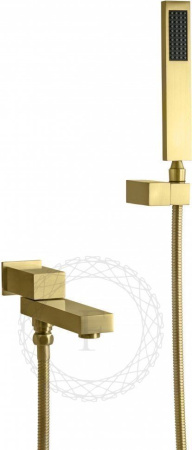 Душевая система скрытого монтажа FILARETE Fing FL1042 (Матовое золото)