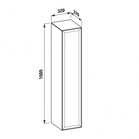 Шкаф-колонна Laufen The New Classic 4060620856311 32x32x160