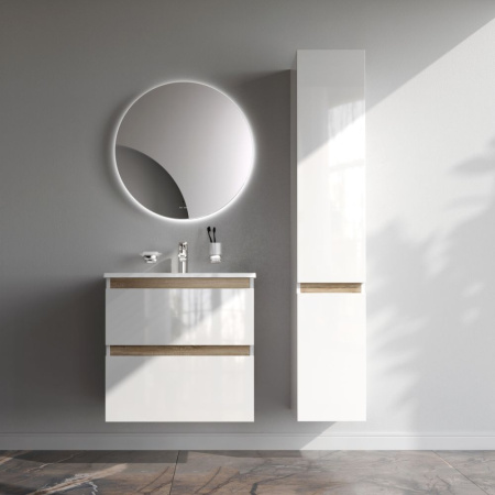 M85AFHX0652WG X-Joy База под раковину AM.PM, подвесная, 65 см, 2 ящика, белый глянец