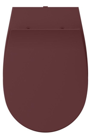 Сиденье для унитаза ISVEA Sentimenti Neo D40 ШГ 367*440 бордовый матовый 40D40543I-S