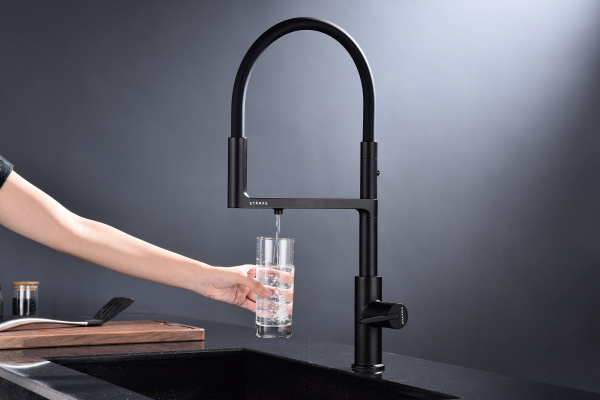 Смеситель для кухни Paulmark TORNADO To213402-401, антрацит