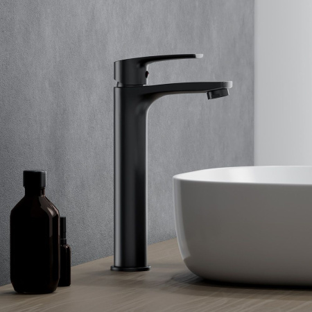 480250300 Eclipse 2.0 Смеситель для умывальника Damixa высокий, черный