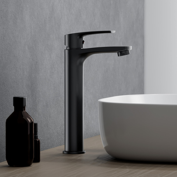 480250300 Eclipse 2.0 Смеситель для умывальника Damixa высокий, черный
