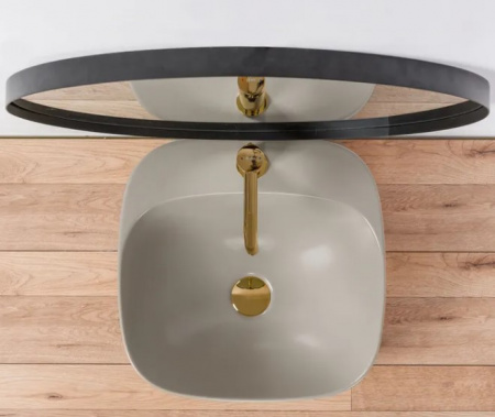 Умывальник Rea Luiza 42 Grey MAT U9610