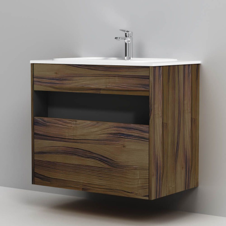 M8FFUX0801OF Func База под раковину AM.PM, 1 ящик (pull-out), 80 см, цвет дерево текстурир-ое