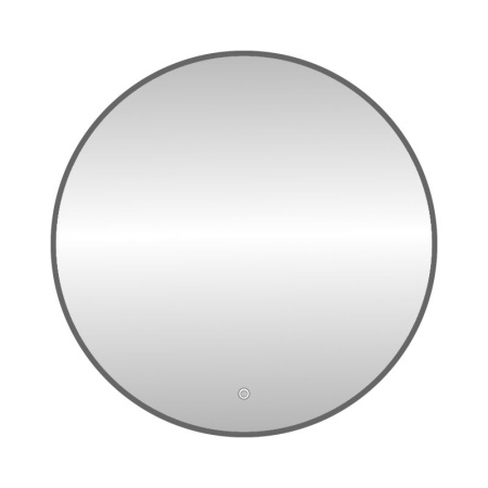Зеркало с подсветкой LED Fixsen FX-1080F круглое 80х80 см, графит