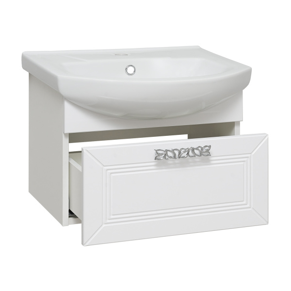 Тумба под раковину Runo подвесная (под умывальник Элеганс 55) Монро 55 (00-00000458)