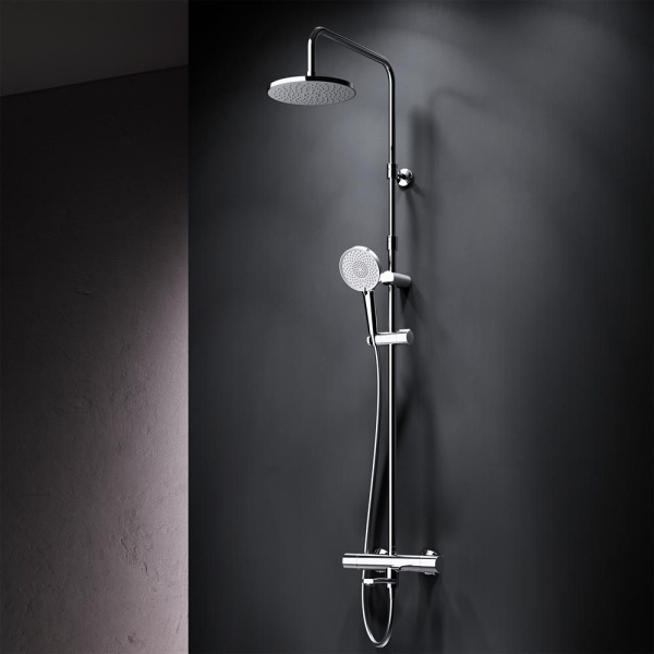 Душевая система AM.PM F0785A500 X-Joy с термостатом