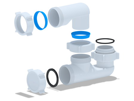 Сифон для ванны регулируемый 1 1/2"*40 Taliente Ани пласт Е200