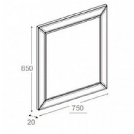 Зеркало Roca America Evolution ZRU9302950