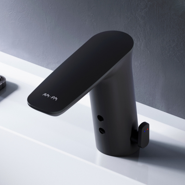 F50A02322 Inspire V2.0 Смеситель для умывальника AM.PM сенсорный, черный.