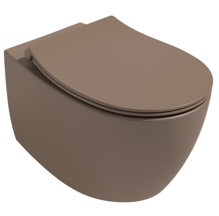 Унитаз ISVEA Sentimenti Neo подвесной 363*510*400 коричневый матовый 10AR02010SV-2H