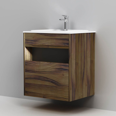 M8FFUX0601OF Func База под раковину AM.PM, 1 ящик (pull-out), 60 см, цвет дерево текстурир-ое