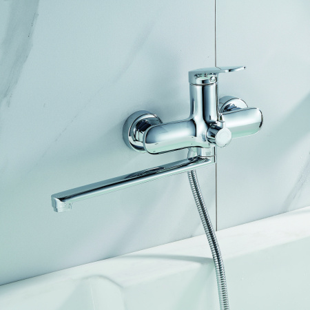 Смеситель для ванны Shevanik S8502, хром