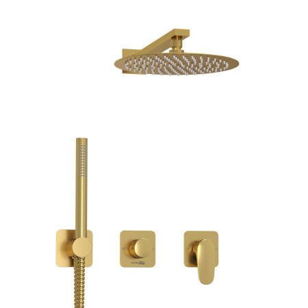 A3651.282.180.259.285.194.286  Встраиваемый комплект для душа WasserKRAFT с верхней душевой насадкой и лейкой