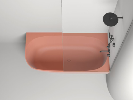 Ванна пристенная угловая Salini SOFIA CORNER R 170x85, S-Sense, глянцевый белый 102514G