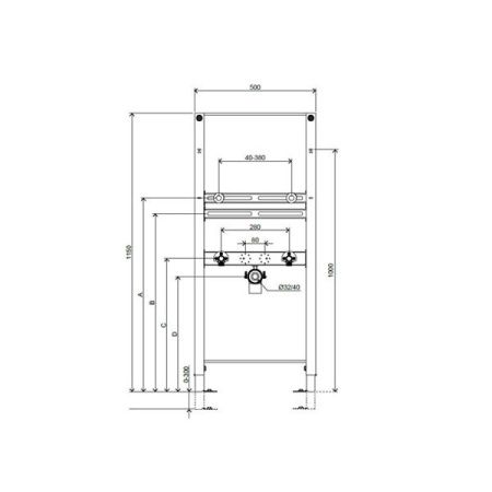 Инсталляция для умывальника Oli Washbasin Easy Sanitarblock 136312