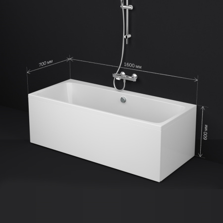 W84A-160-070W-A Func Ванна акриловая AM.PM 160х70