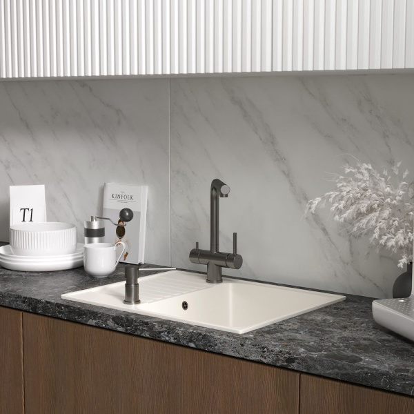 Кухонная мойка Reflection Prima RF0460WH, белый