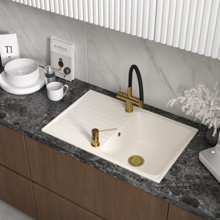 Кухонная мойка Reflection Bolero RF0574WH, белый