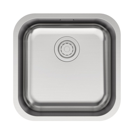 Мойка Paulmark VELLO 44 UNI VE44-BS 446х446х180 мм, нержавеющая сталь, нержавеющая сталь
