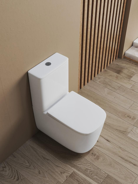 Унитаз MIRKO Tornado напольный безободковый CT11090 (620х355х790) Ceruttispa