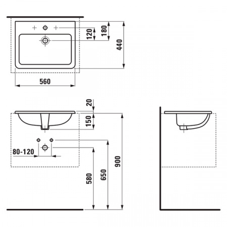 Раковина Laufen Pro S 8189630001041