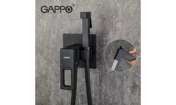 Смеситель для биде с гигиеническим душем Gappo G7217-6