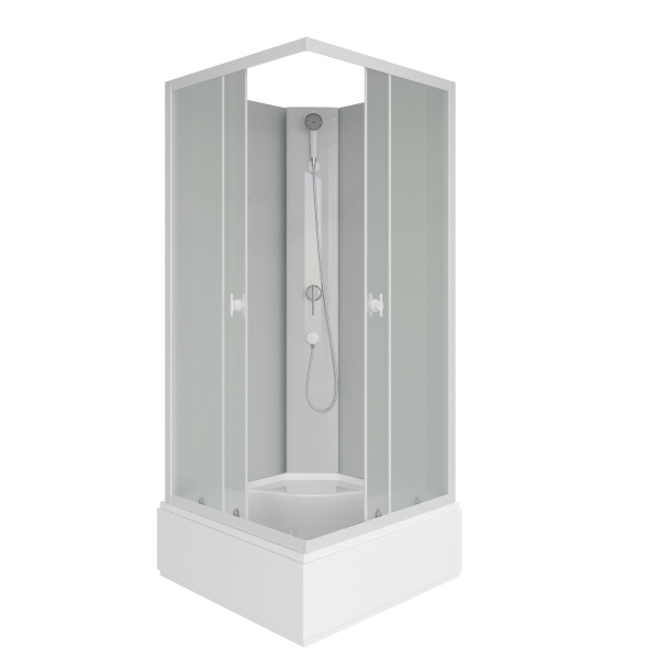 Душевая кабина Niagara Promo P100/26Q/MT/BK (100х100х200) 4 места