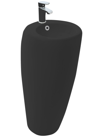 Раковина напольная WeltWasser WW LEERBACH 3838 MT-BL