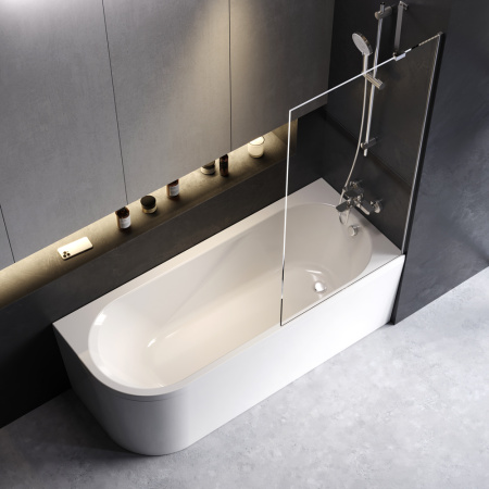 W94A-170R70W-ARP X-joy Комплект Ванна акриловая AM.PM угловая правосторонняя 170x70 см c каркасом, панелью