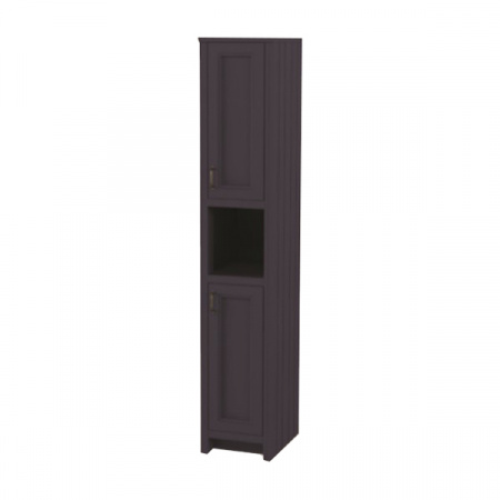 Шкаф-пенал Аква Родос Waterford 35 R антрацит ОР0002990