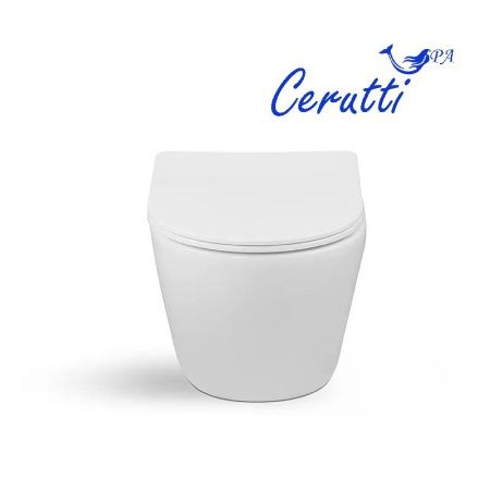 Унитаз SELLA Aria Tornado подвесной безободковый c функцией смыва торнадо Cerutti SPA CT9529