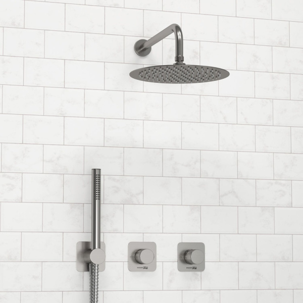 A6451.296.097.121.275.100.276  Встраиваемый комплект для душа WasserKRAFT с верхней душевой насадкой и лейкой