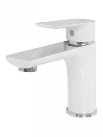 Cмеситель для раковины Hansberge H1099 Белый хром
